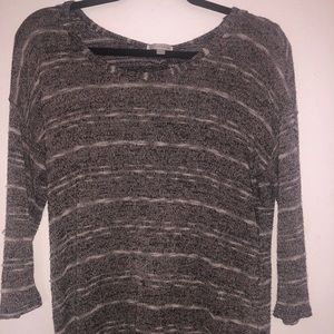 Charming Charlie 3/4 sleeve light sweater